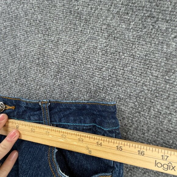 VTG APPLE BOTTOMS BLUE JEANS Women Size 7/8 Cotton Denim Stretch Embroidered - Picture 16 of 16